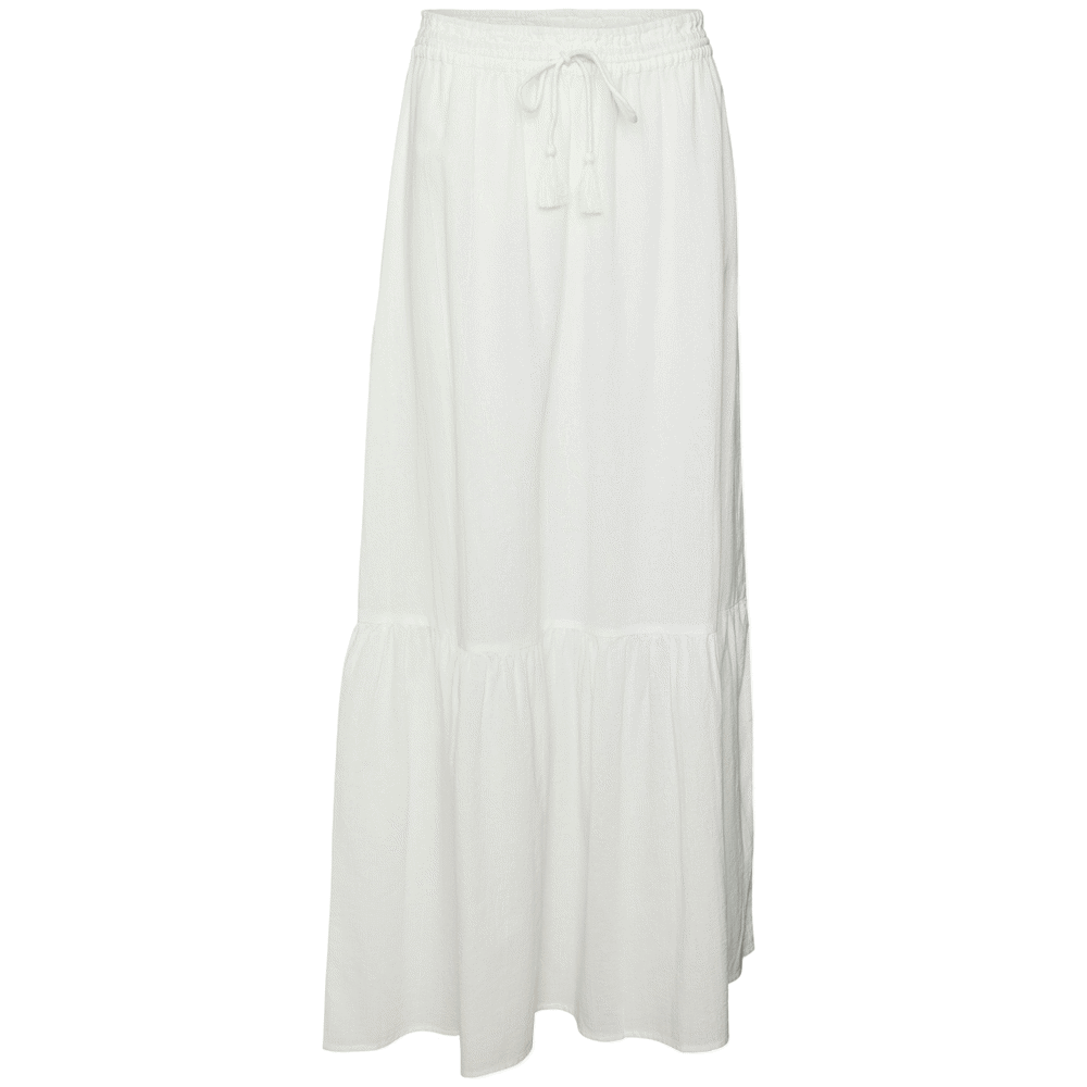 Vero Moda White Maxi Skirt